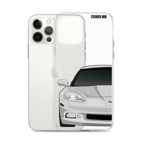 Silver C6 Corvette - iPhone Case