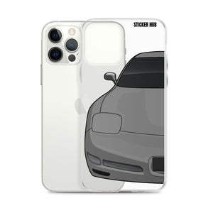 Pewter Gray C5 Corvette Z06 - iPhone Case