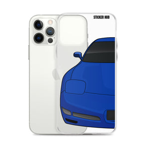 Electron Blue C5 Corvette Z06iPhone Case