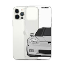 Load image into Gallery viewer, Silver C6 Corvette Z06 - iPhone Case