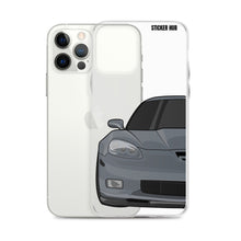 Load image into Gallery viewer, Cyber Gray C6 Corvette Z06 - iPhone Case