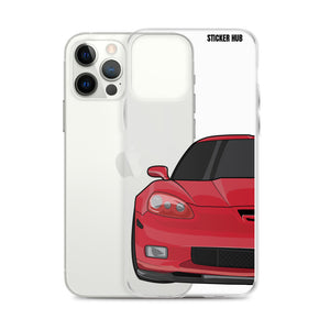 Victory Red C6 Corvette Z06 - iPhone Case