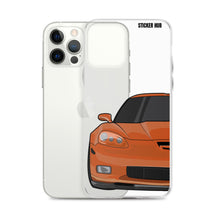 Load image into Gallery viewer, Atomic Orange C6 Corvette Z06 - iPhone Case