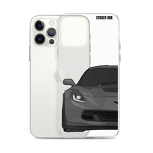 Load image into Gallery viewer, Gray C7 Corvette Z06 - iPhone Case