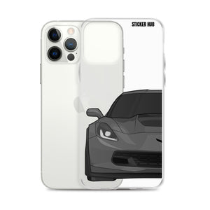 Gray C7 Corvette Z06 - iPhone Case