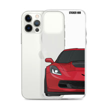 Load image into Gallery viewer, Torch Red C7 Corvette Z06 - iPhone Case