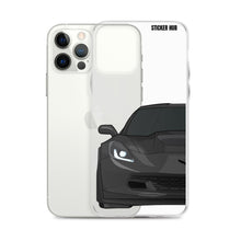 Load image into Gallery viewer, Black C7 Corvette Z06 - iPhone Case