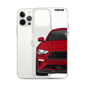 Ruby Red 18-21 Mustang 5.0 - iPhone Case