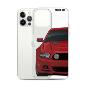 Ruby Red 13-14 Mustang 5.0 - iPhone Case