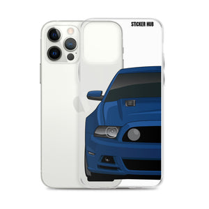 Kona Blue 13-14 Mustang 5.0 - iPhone Case