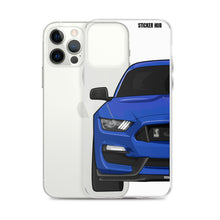 Load image into Gallery viewer, Lightning Blue Mustang GT350 - iPhone Case