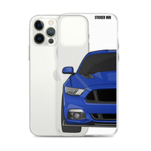 Load image into Gallery viewer, Deep Impact Blue 15-17 Mustang 5.0 - iPhone Case