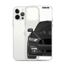 Load image into Gallery viewer, Black 15-17 Mustang 5.0 - iPhone Case