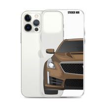 Load image into Gallery viewer, Bronze Sand Cadillac CTS-V - iPhone Case