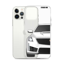 Load image into Gallery viewer, White Cadillac CTS-V - iPhone Case