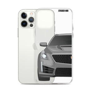 Silver Cadillac CTS-V - iPhone Case