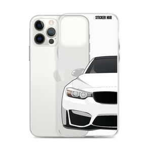 White BMW F80 - iPhone Case