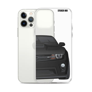 Black 5th Gen Camaro ZL1 - iPhone Case