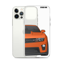 Load image into Gallery viewer, Inferno Orange 5th Gen Camaro ZL1 - iPhone Case