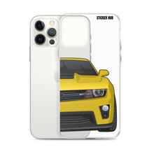 Load image into Gallery viewer, Rally Yellow 5th Gen Camaro ZL1 - iPhone Case