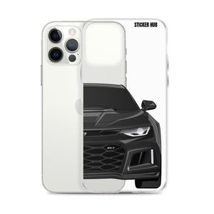 Black 6th Gen Camaro ZL1 - iPhone Case