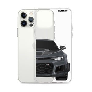 Gray 6th Gen Camaro ZL1 1LE - iPhone Case