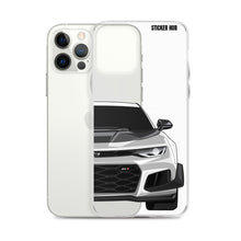 Load image into Gallery viewer, Silver 6th Gen Camaro ZL1 1LE - iPhone Case