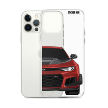 Load image into Gallery viewer, Garnet Red 6th Gen Camaro ZL1 1LE - iPhone Case