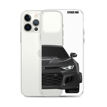 Load image into Gallery viewer, Black 6th Gen Camaro ZL1 1LE - iPhone Case