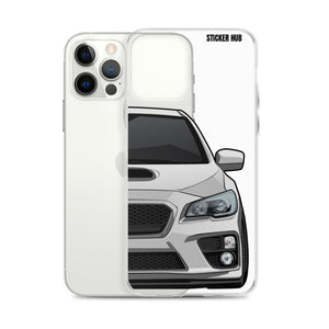 Silver 15-17 Subaru WRX STI - iPhone Case