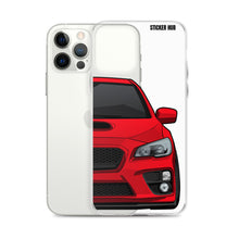 Load image into Gallery viewer, Lightning Red 15-17 Subaru WRX STI - iPhone Case