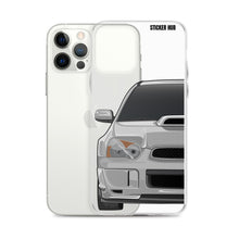 Load image into Gallery viewer, Silver 03-05 Subaru WRX STI - iPhone Case