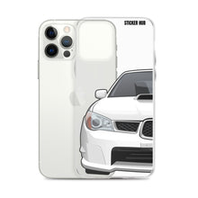 Load image into Gallery viewer, White 06-07 Subaru WRX STI - iPhone Case