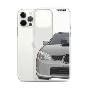 Crystal Grey 06-07 Subaru WRX STI - iPhone Case