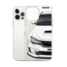 Load image into Gallery viewer, White 09-14 Subaru WRX STI - iPhone Case