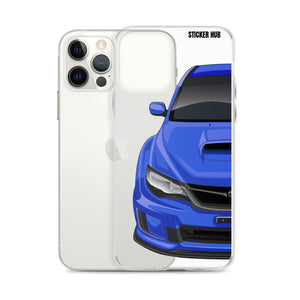 WR Blue 09-14 Subaru WRX STI - iPhone Case