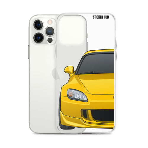 Yellow Honda S2000 - iPhone Case