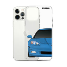 Load image into Gallery viewer, Jet Stream Blue C6 Corvette - iPhone Case