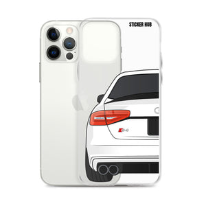 White B8.5 Audi S4 - iPhone Case