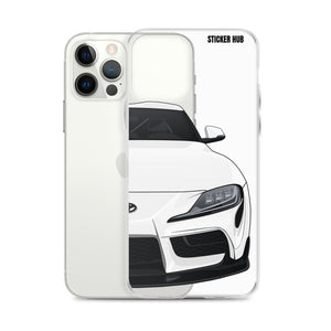 White MKV Toyota Supra - iPhone Case