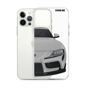 Silver MKV Toyota Supra - iPhone Case