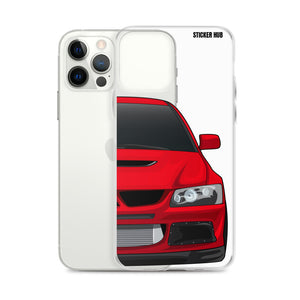 Red Mitsubishi Evo - iPhone Case