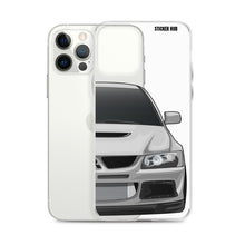 Load image into Gallery viewer, Silver Mitsubishi Evo - iPhone Case