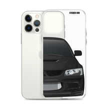 Load image into Gallery viewer, Black Mitsubishi Evo - iPhone Case