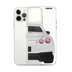 White R35 Nissan GTR - iPhone Case