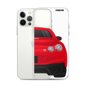 Solid Red R35 Nissan GTR - iPhone Case