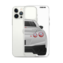 Load image into Gallery viewer, Silver R35 Nissan GTR - iPhone Case