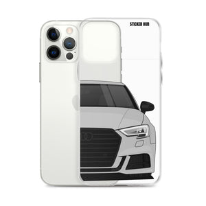 Silver B9 Audi S3 - iPhone Case