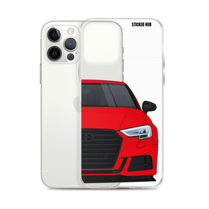 Tango Red B9 Audi S3 - iPhone Case