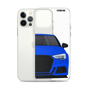 Ara Blue B9 Audi S3 - iPhone Case